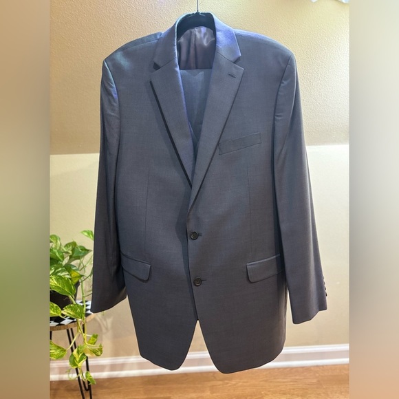 Lauren Ralph Lauren Men’s 3-Piece 100% Wool Suit | 46L Jacket / 40W Pants NWT - Picture 15 of 16